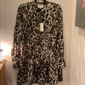 A leopard print women’s dress.